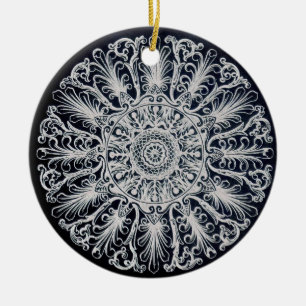 Filigree Victoriaans Medallion Ornament