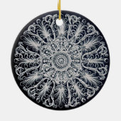 Filigree Victoriaans Medallion Ornament (Achterkant)