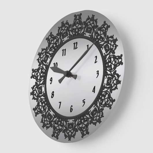 Filigree Wall Clock Grote Klok (Hoek)