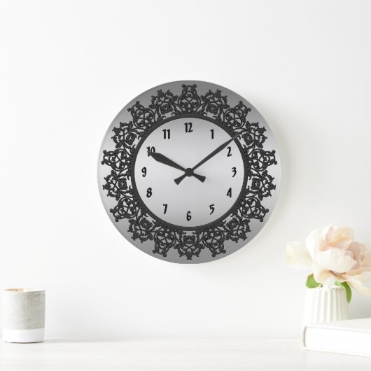 Filigree Wall Clock Grote Klok (Huis)