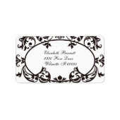  filigreengrens etiket (Voorkant)