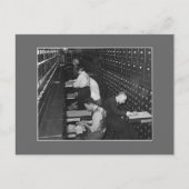Filing mannen, jaren '30 briefkaart (Voorkant)