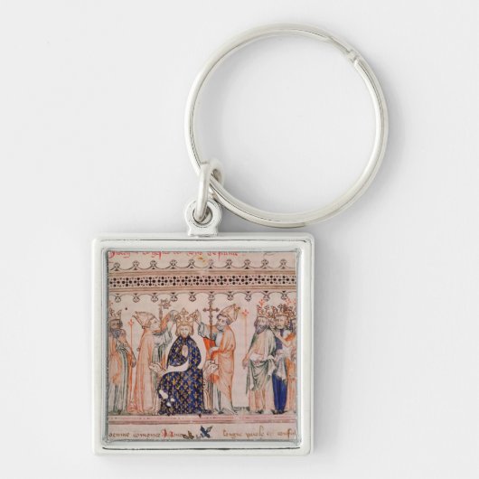 Filip III le Hardi King Sleutelhanger (Voorkant)