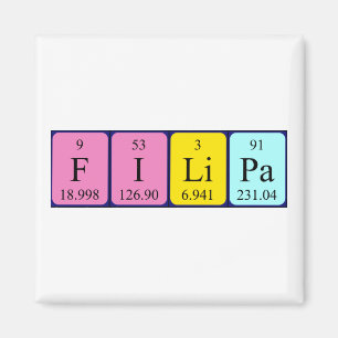 Filipa periodieke table name magnet