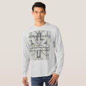 Filipenzen 4:13 Bijbelvers Heren T-shirt met lange (Voorkant volledig)