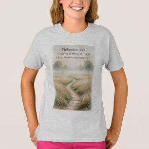 Filipenzen 4:13 Christelijk Meisjes T-shirt