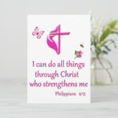 Filipenzen 4:16  feestdagenkaart (Staand voorkant)