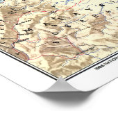 " Filipijnen : 1986 Gedetailleerde KAART ... Poster (Hoek)