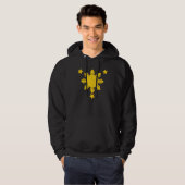 Filipijnen 3 sterren en een zon hoodie (Voorkant volledig)