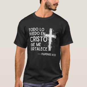 Filipijnen 4 13 4 13 met Bijbelverzen in het Spaan T-shirt