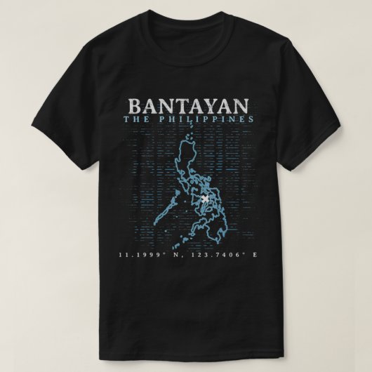 Filipijnen Bantayan T-shirt (Design voorkant)