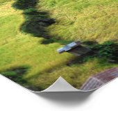 Filipijnen, Batad, verhoogd uitzicht op rijst Poster (Hoek)