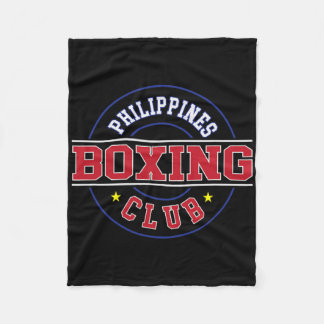 Filipijnen Boksen Club Gym Boxer Filipino Pinoy P Fleece Deken