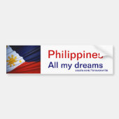 filipijnen bumpersticker (Voorkant)
