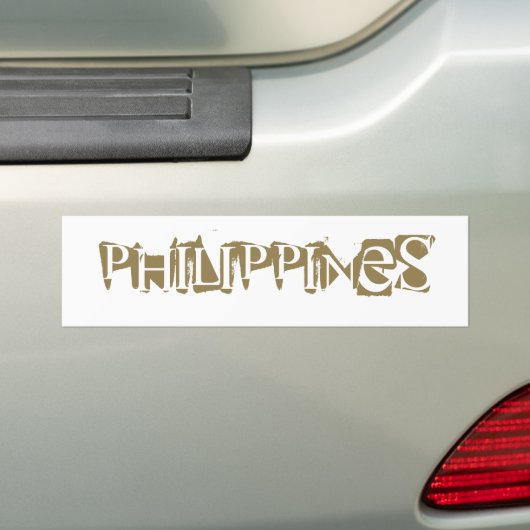 Filipijnen Bumpersticker (Op auto)
