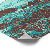 Filipijnen, Cagsawa ruins, Legazpi, Mayon vulcano Poster (Hoek)