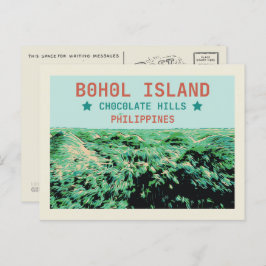 Filipijnen, Chocoladeheuvels op het eiland Bohol Briefkaart