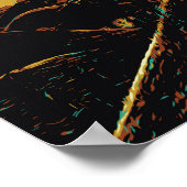 Filipijnen, Chocoladeheuvels op het eiland Bohol Poster (Hoek)