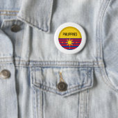 Filipijnen: Cute Design Ideeën Pattern Sunset Ronde Button 5,7 Cm (In situ)