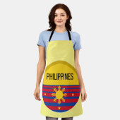 Filipijnen: Cute Design Ideeën Pattern Sunset Schort (Gedragen)