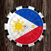 Filipijnen: Dartboard en Philippine Flag game boar Dartbord