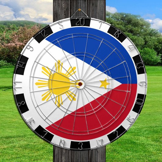 Filipijnen: Dartboard en Philippine Flag game boar Dartbord