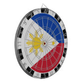 Filipijnen: Dartboard en Philippine Flag game boar Dartbord (Voorkant Links)