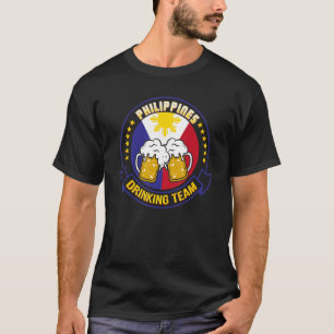 Filipijnen Drink team Beer Party Philippine T-shirt