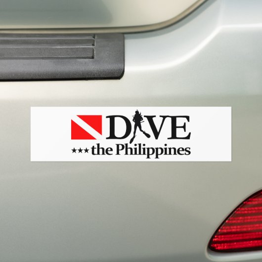 Filipijnen DV4 Bumpersticker (Op auto)