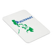 Filipijnen - een gestileerde kaart magneet (Rechterzijde)