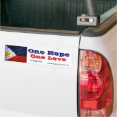 filipijnen één liefde bumpersticker (Op Truck)