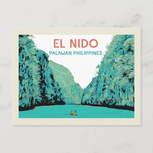 Filipijnen, El Nido Palawan wonder van natuur Briefkaart (Voorkant)