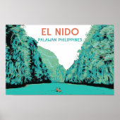 Filipijnen, El Nido Palawan wonder van natuur Poster (Voorkant)