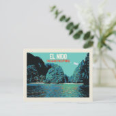 Filipijnen, El Nido wonder van natuur, Palawan Briefkaart (Staand voorkant)