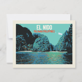 Filipijnen, El Nido wonder van natuur, Palawan Briefkaart