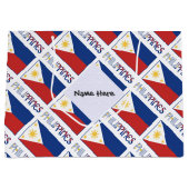 Filipijnen en Filippijnen Vlag Getuigd Groot Cadeauzakje (Voorkant)