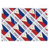 Filipijnen en Filippijnen Vlag Getuigd Groot Cadeauzakje (Achterkant)
