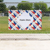 Filipijnen en Filippijnen Vlag Getuigd Spandoek (Insitu)