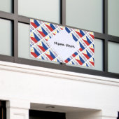 Filipijnen en Filippijnen Vlag Getuigd Spandoek (Buitenkant Gebouw)
