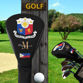 Filipijnen en vlaggen-monogrammed Golf Clubs Hoesj Golfheadcover