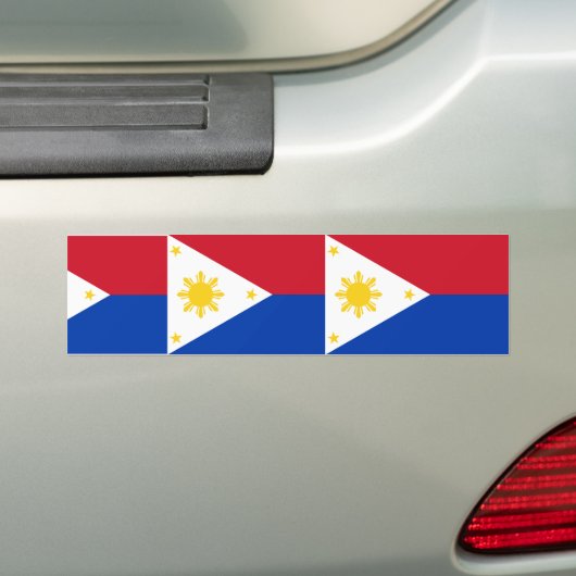 Filipijnen, Filipijnen Bumpersticker (Op auto)