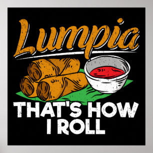 Filipijnen Filipijns Lumpia Eetcitaat Poster
