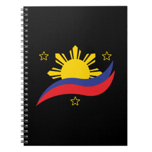 Filipijnen Filipijns Pinoy Vlag Notitieboek