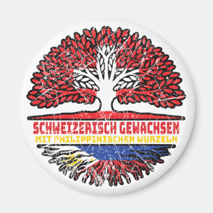 Filipijnen Filipijns Zwitsers Zwitserland Boom Magneet