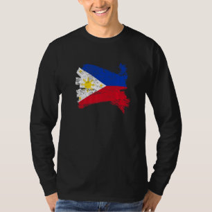 Filipijnen Filipijnse Vlag Pinoy Pinay Manila Fan T-shirt