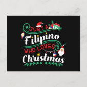 Filipijnen - Filippijnen die van Kerstmis houden Briefkaart (Voorkant)