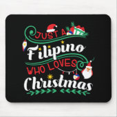 Filipijnen - Filippijnen die van Kerstmis houden Muismat (Voorkant)