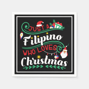Filipijnen - Filippijnen die van Kerstmis houden Servet