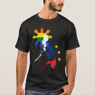 Filipijnen Filippijnse Filippijnen Gay Pride LGBTQ T-shirt