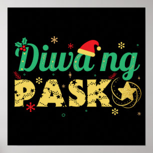 Filipijnen Filippijnse kerstgeest Poster